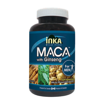 Inka Wild Peru | Maca With Ginseng For Men Vegetarian Capsules