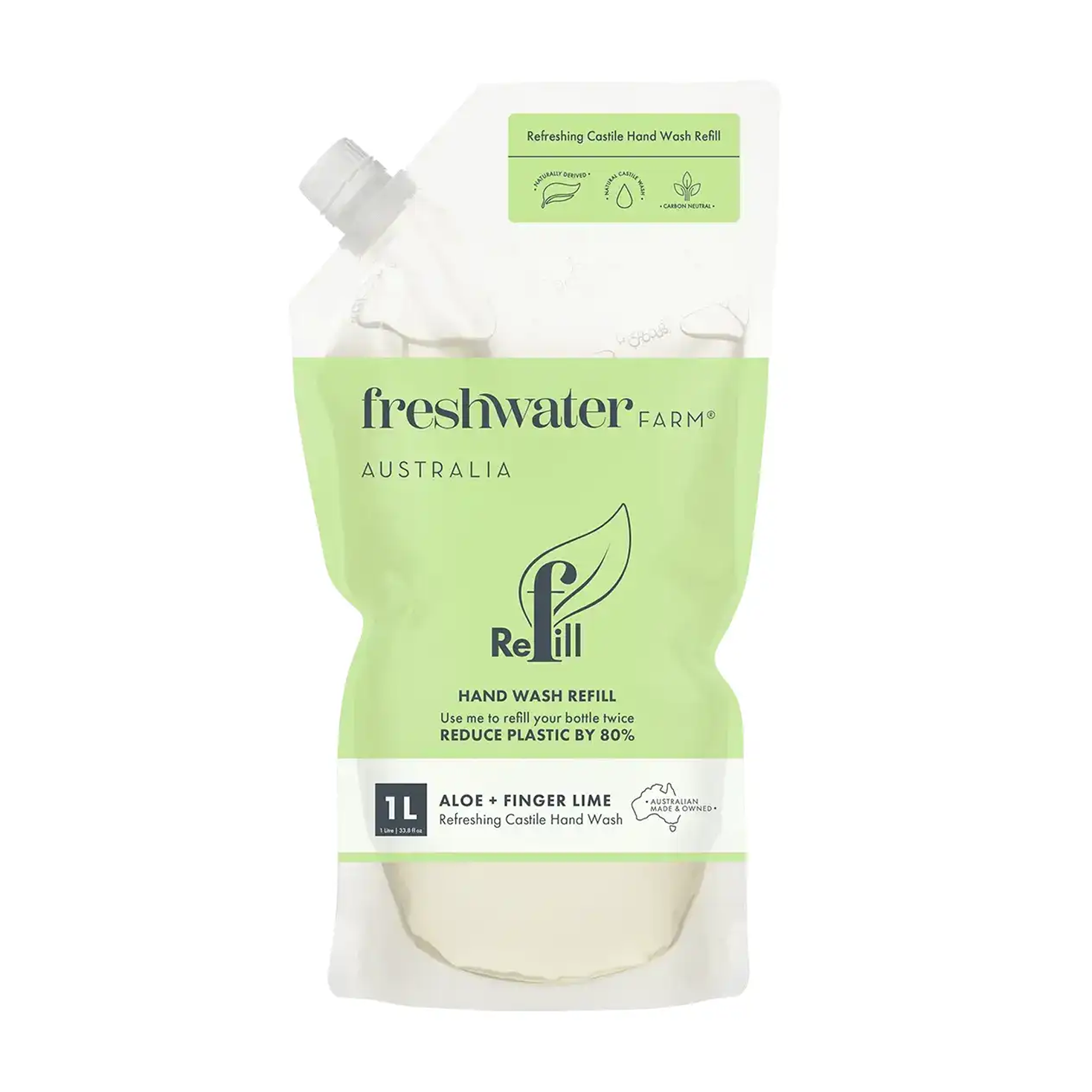 Freshwater Farm | Hand Wash Refill Aloe & Finger Lime 1L