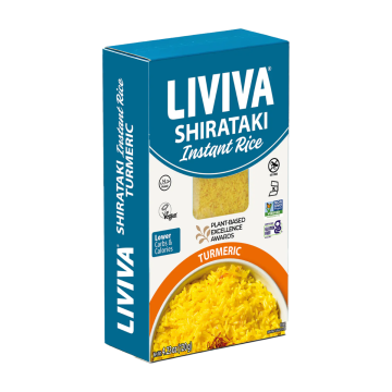 Liviva | Dried Shirataki Instant Rice Turmeric 120g
