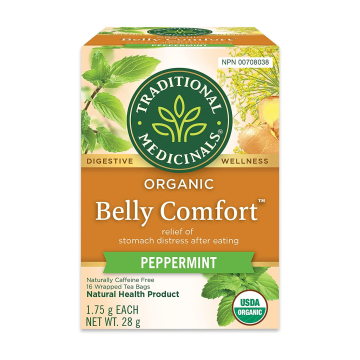 Traditional Medicinals | Belly Comfort Peppermint Digestive Tea 16 Bags