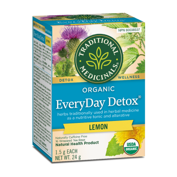Traditional Medicinals | Everyday Lemon Detox Tea 16 Bags