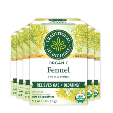 Traditional Medicinals | Fennel Herbal Tea 16 Bags