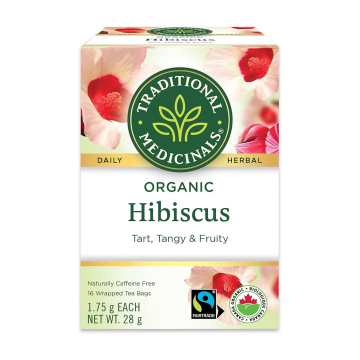 Traditional Medicinals | Hibiscus Herbal Tea 16 Bags