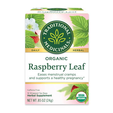 Traditional Medicinals | Raspberry Leaf Herbal Tea 16 Bags