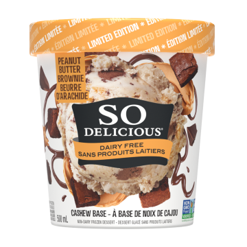 So Delicious | Limited Edition Peanut Butter Brownie Cashew Milk Frozen Dessert 500ml