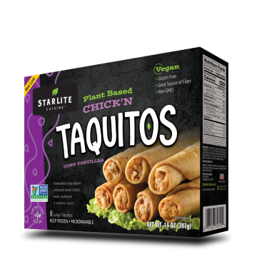 Starlite Cuisine | Chicken Style Taquitos 6pk 298g