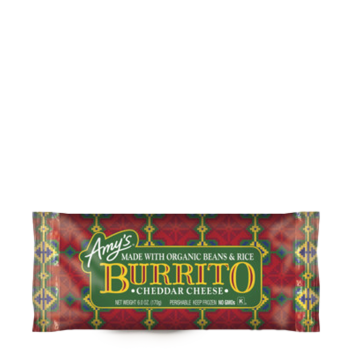 Amy's | Cheddar Cheese & Bean Burrito