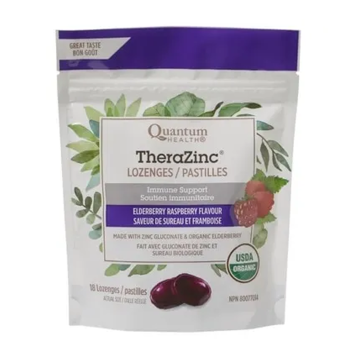 Quantum Health | Therazinc Elderberry/Raspberry Lozenges