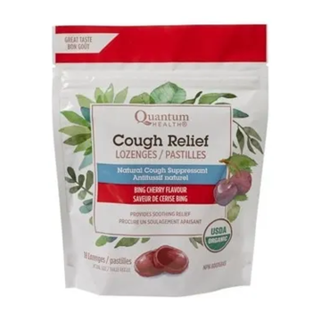 Quantum Health | Bing Cherry Cough Relief Lozenges