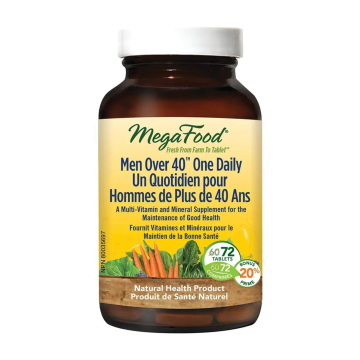 MegaFood | Men Over 40 One Daily Multivitamin Tablets 72's