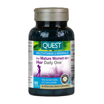 Quest | For Mature Women 50+ Her Daily One Multivitamins & Minerals Capsules