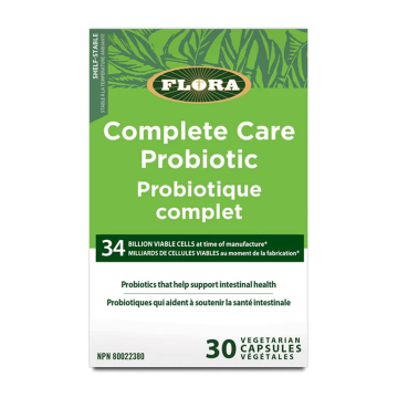 Flora | Complete Care Shelf Stable Probiotic Veggie Caps