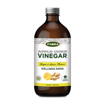 Flora | Ginger & Lemon Apple Cider Vinegar Wellness Drink