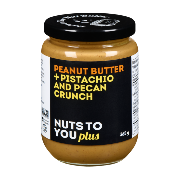 Nuts To You | Peanut Butter+Pistachio & Pecan Crunch 365g