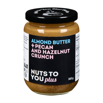 Nuts To You | Almond Butter+Pecan & Hazelnut Crunch 365g
