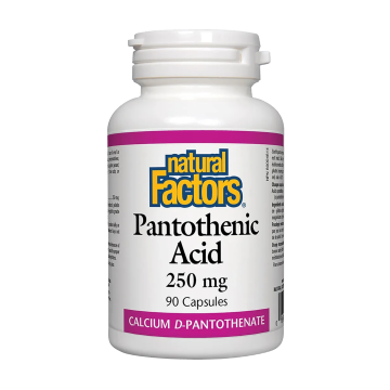 Natural Factors | Vitamin B5 (Pantothenic Acid) 250mg Capsules