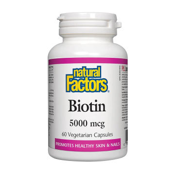 Natural Factors | Biotin 5000mcg Vegetarian Capsules