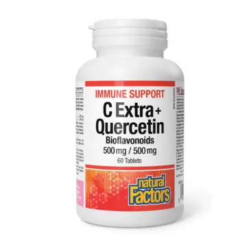 Natural Factors | C Extra+ Quercetin Bioflavonoids 500mg/500mg Tablets