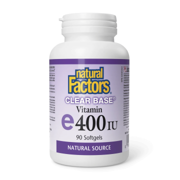 Natural Factors | Vitamin E 400IU Clear Base Softgels
