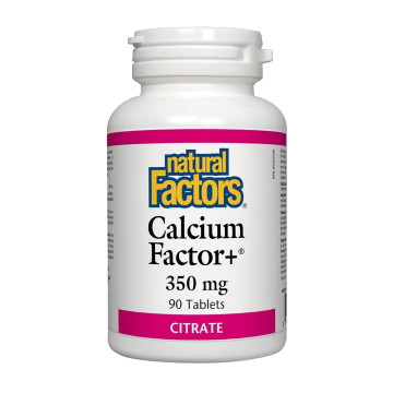 Natural Factors | Calcium Factor 350mg Calcium Citrate Tablets