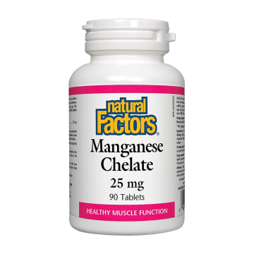 Natural Factors | Manganese Chelate 25mg Tablets