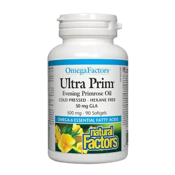Natural Factors | Ultra Prim Evening Primrose Oil 500mg Softgels