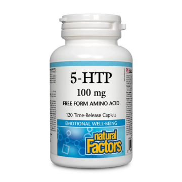 Natural Factors | 5-HTP 100mg Time-Release Caplets