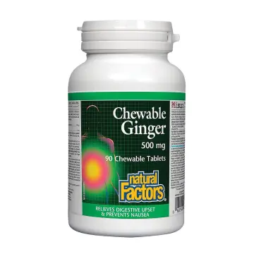 Natural Factors | Chewable Ginger 500mg Tablets
