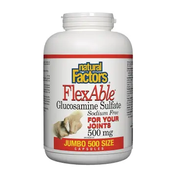 Natural Factors | FlexAble Glucosamine Sulfate 500mg Capsules