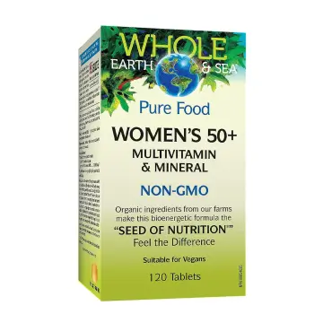 Natural Factors | Whole Earth & Sea Women's 50+ Multivitamin & Mineral Tablets