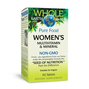 Natural Factors | Whole Earth & Sea Women's Multivitamin & Minerals Tablets