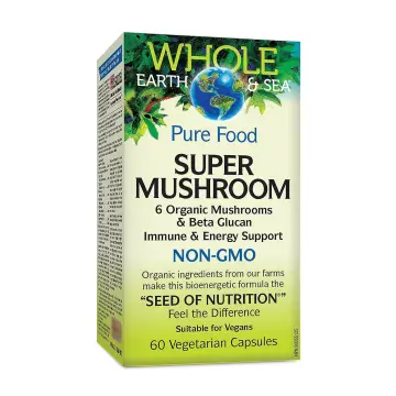 Natural Factors | Whole Earth & Sea Super Mushroom Vegetarian Capsules