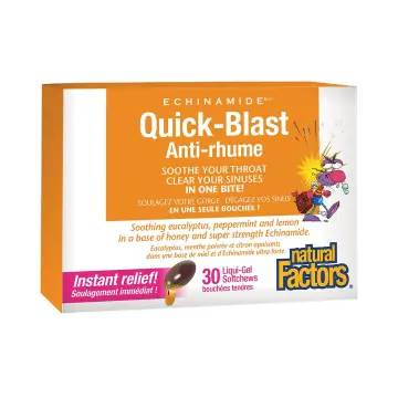 Natural Factors | Echinamide Quickblast Liquid-Gels Softchews