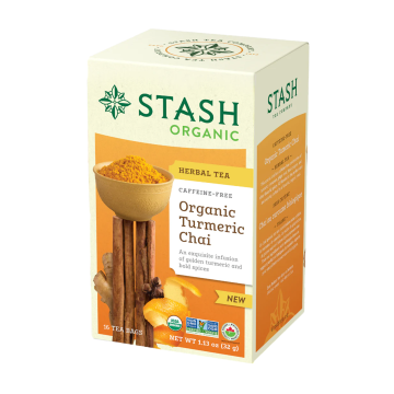 Stash | Organic Turmeric Chai Herbal Tea 16 Bags