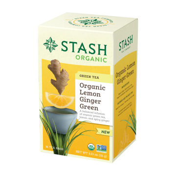 Stash | Organic Lemon Ginger Green Tea
