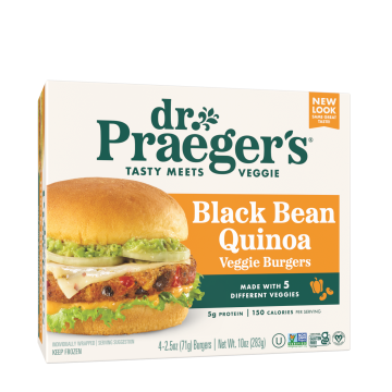 Dr. Praeger's | Black Bean Quinoa Veggie Burgers 283g