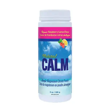 Natural Calm | Raspberry-Lemon Flavour Magnesium Citrate Powder