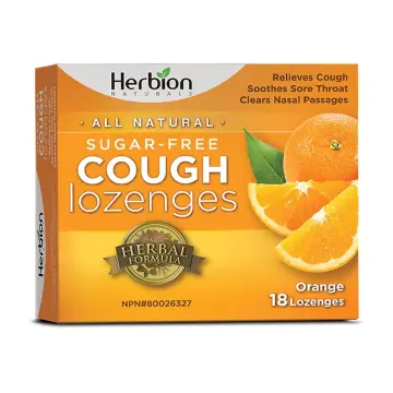 Herbion | Sugar-Free Orange Flavour Cough Lozenges