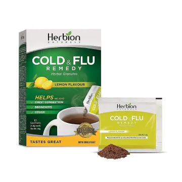 Herbion | Cold & Flu Remedy Lemon Sachets