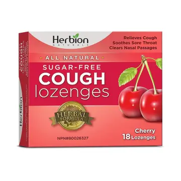 Herbion | Sugar-Free Cherry Flavour Cough Lozenges