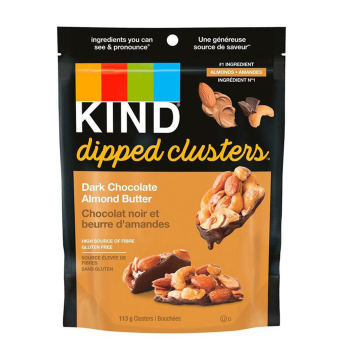 Kind | Dark Chocolate Almond Butter Dipped Clusters