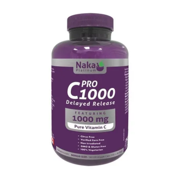 Naka Platinum | Pro C 1000mg Delayed Release Vegetarian Capsules