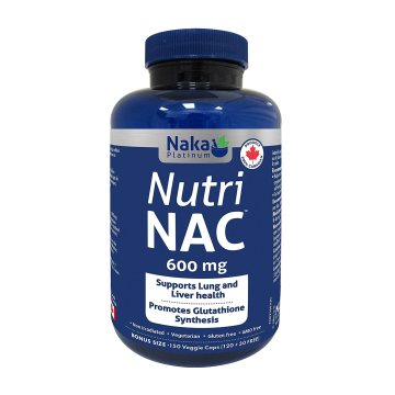 Naka Platinum | Nutri NAC 600mg Vegetarian Capsules