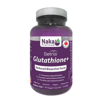 Naka Platinum | Setria Glutathione+ Reduced Bioactive Form Vegetarian Capsules