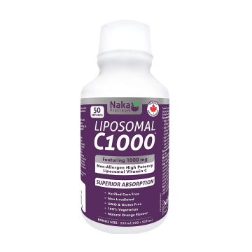 Naka Platinum | Liposomal C1000 Orange Flavour Liquid