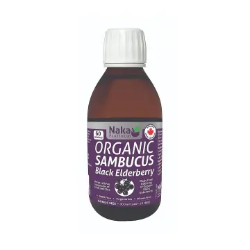 Naka Platinum | Organic Sambucus Black Elderberry Syrup