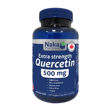 Naka Platinum | Extra Strength Quercetin 500mg Vegetarian Capsules 120'S