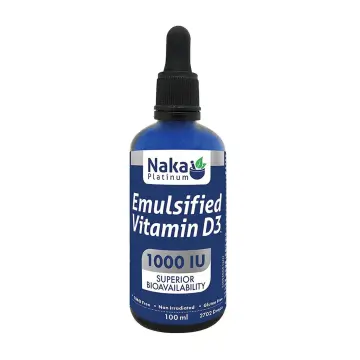 Naka Platinum | Emulsified Vitamin D3 1000IU Drops