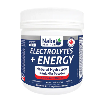 Naka Platinum | Electrolytes+Energy Natural Sport Drink Berry Flavour Powder