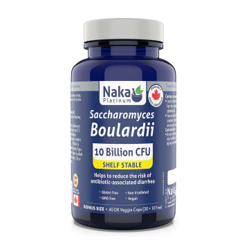 Naka Platinum | Saccharomyces Boulardii 10 Billion Strength Vegetarian Capsules